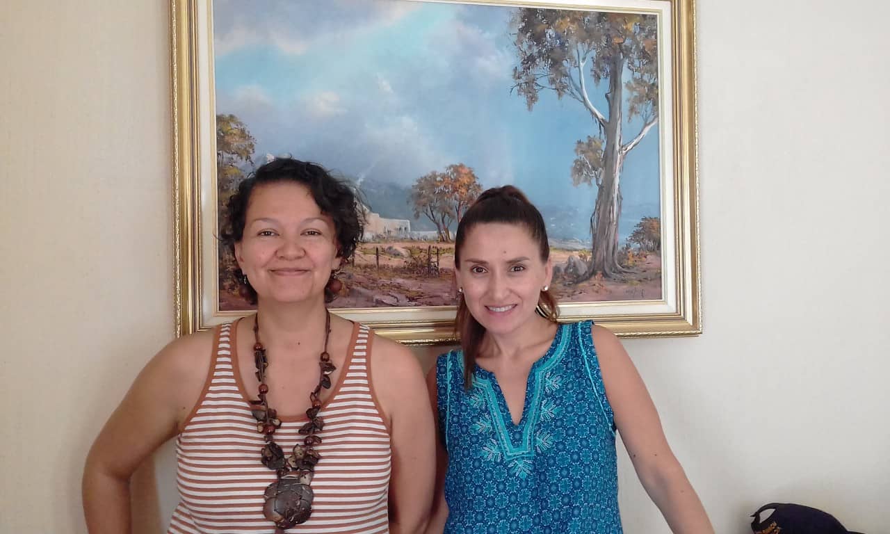Vianey Varela (Vi) and Monica Munoz (L to R) attended ‘WordPress Refresher Training’