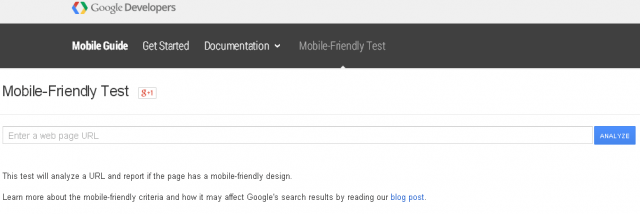 Google’s Mobile-Friendly Update-Mobile-Friendly Test