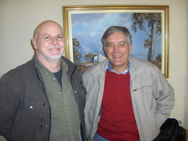 Dr. Opperman and Gerald (L to R) - Create FREE Website-Create and Publish a WordPress Website