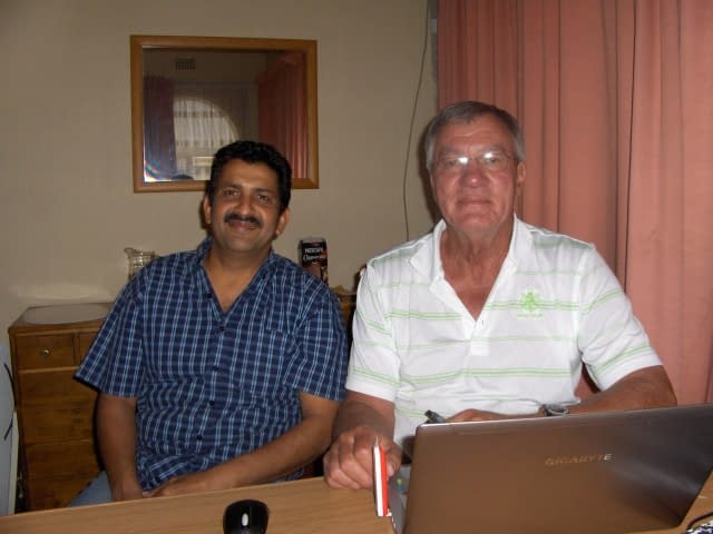 Shair and Dr. Koot (L to R)- Create FREE Website-Create and Publish a WordPress Website