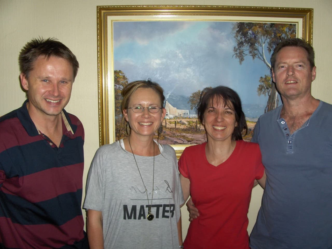 Kobus, Su, Angela and Niel (L to R)-Create and Publish a WordPress Website