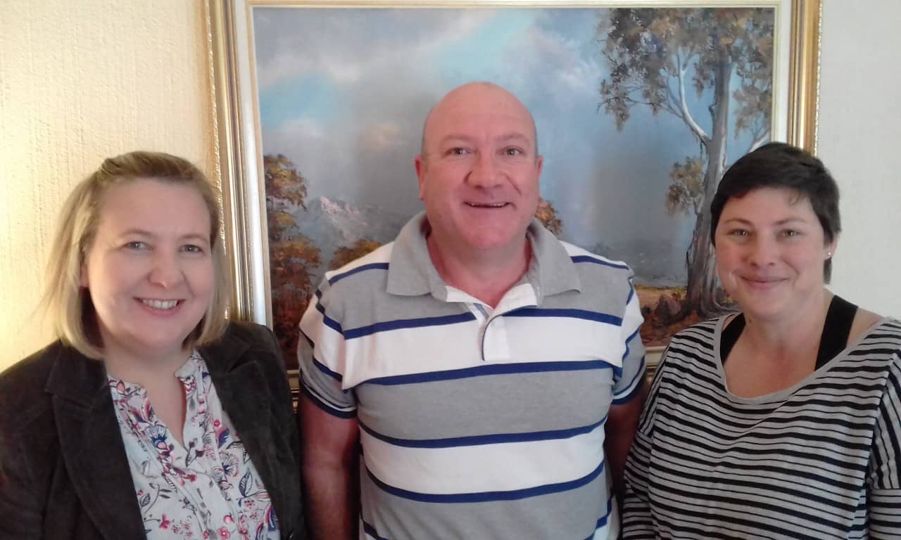 Penny Harris, Steven Bilger and Janine West-Evans (L to R) attended Create Free Website