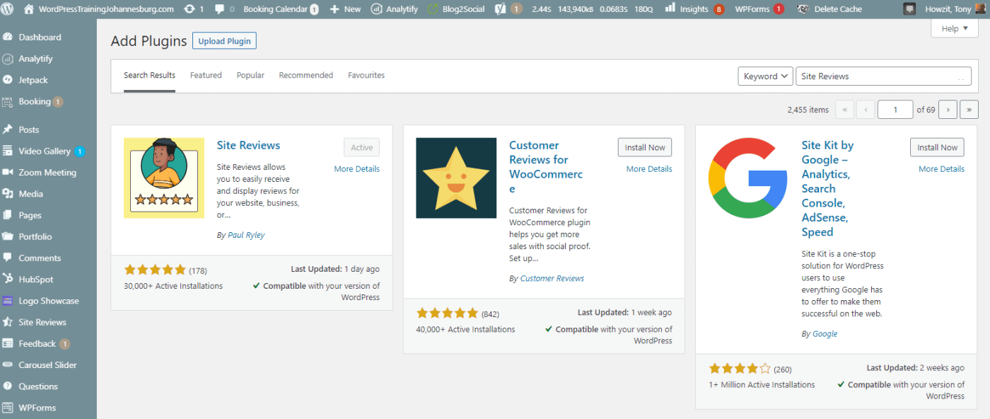 Review - 'Site Reviews' Plugin