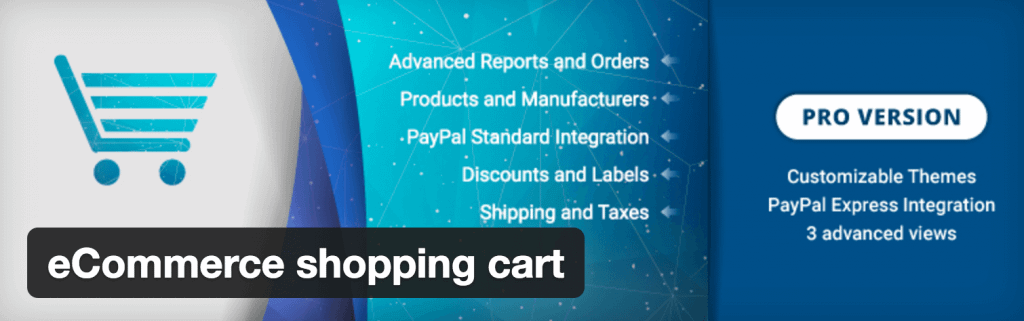 The eCommerce Shopping Cart plugin.